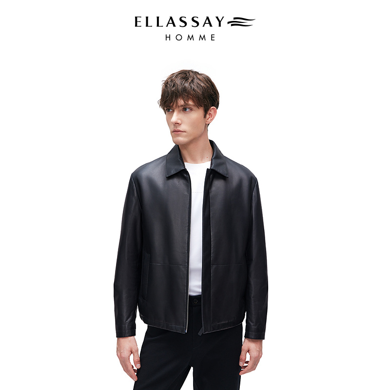 定制链接，ELLASSAY歌力思男装25年西班牙绵羊皮衣EME364X00300