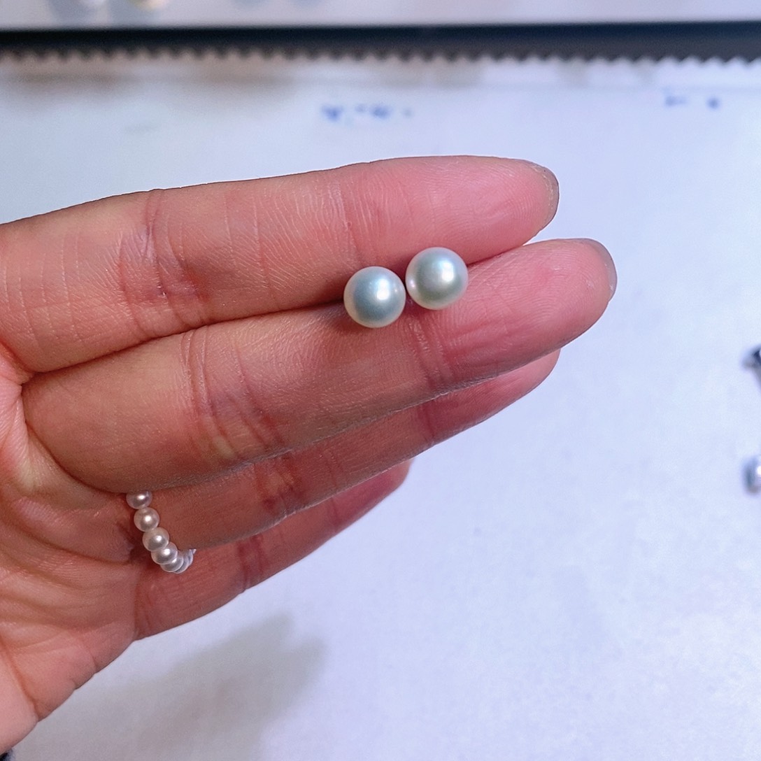 【闪购商品】淡水珍珠耳饰未镶嵌