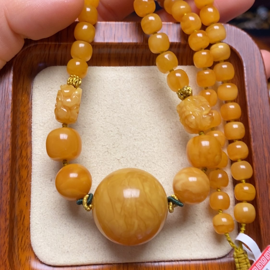 【闪购商品】蜜蜡颈饰未镶嵌项链