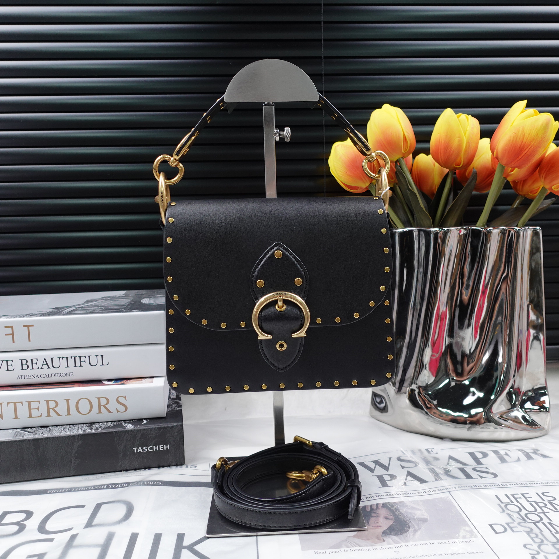 95新 COACH/蔻驰 单肩包/T10229245