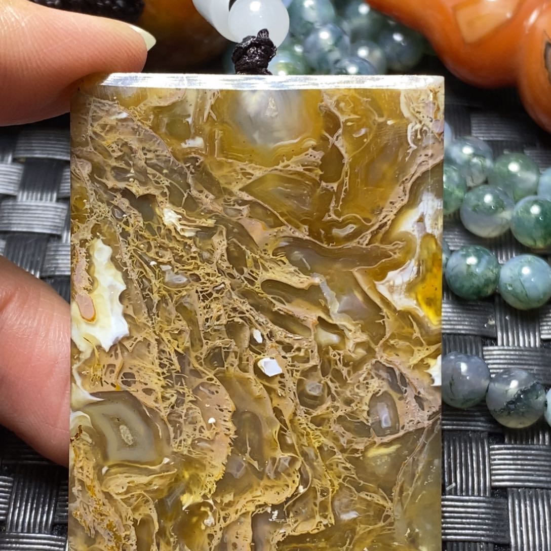 玛瑙/玉髓颈饰未镶嵌y*w