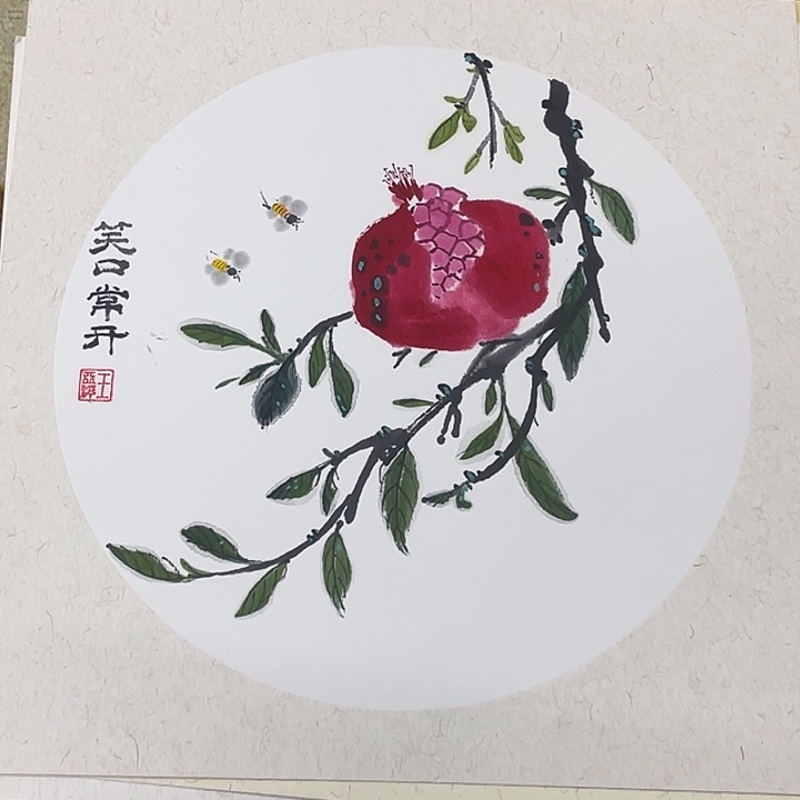 国画33-33卡纸作品艺