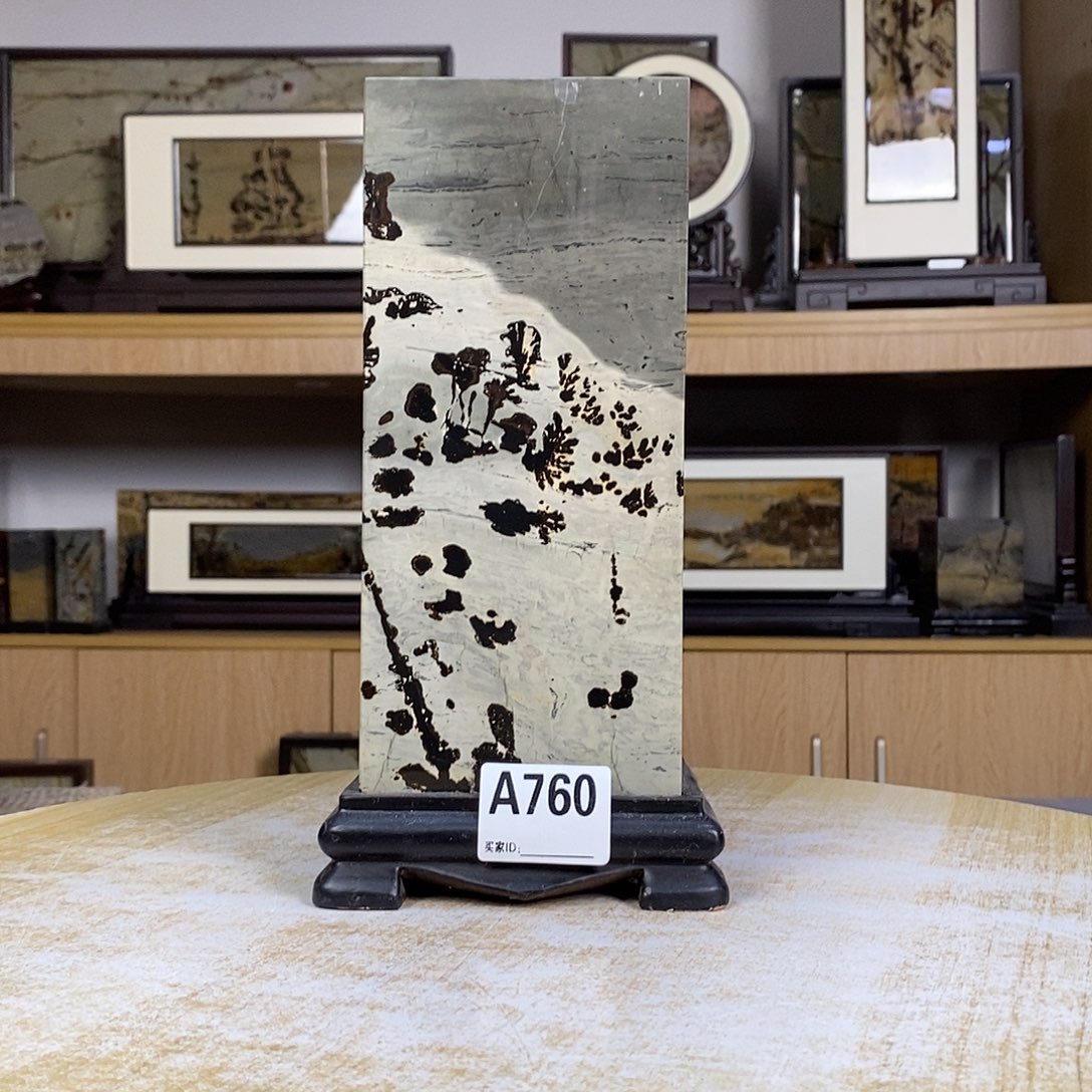 印石昌化石广西国画石摆件