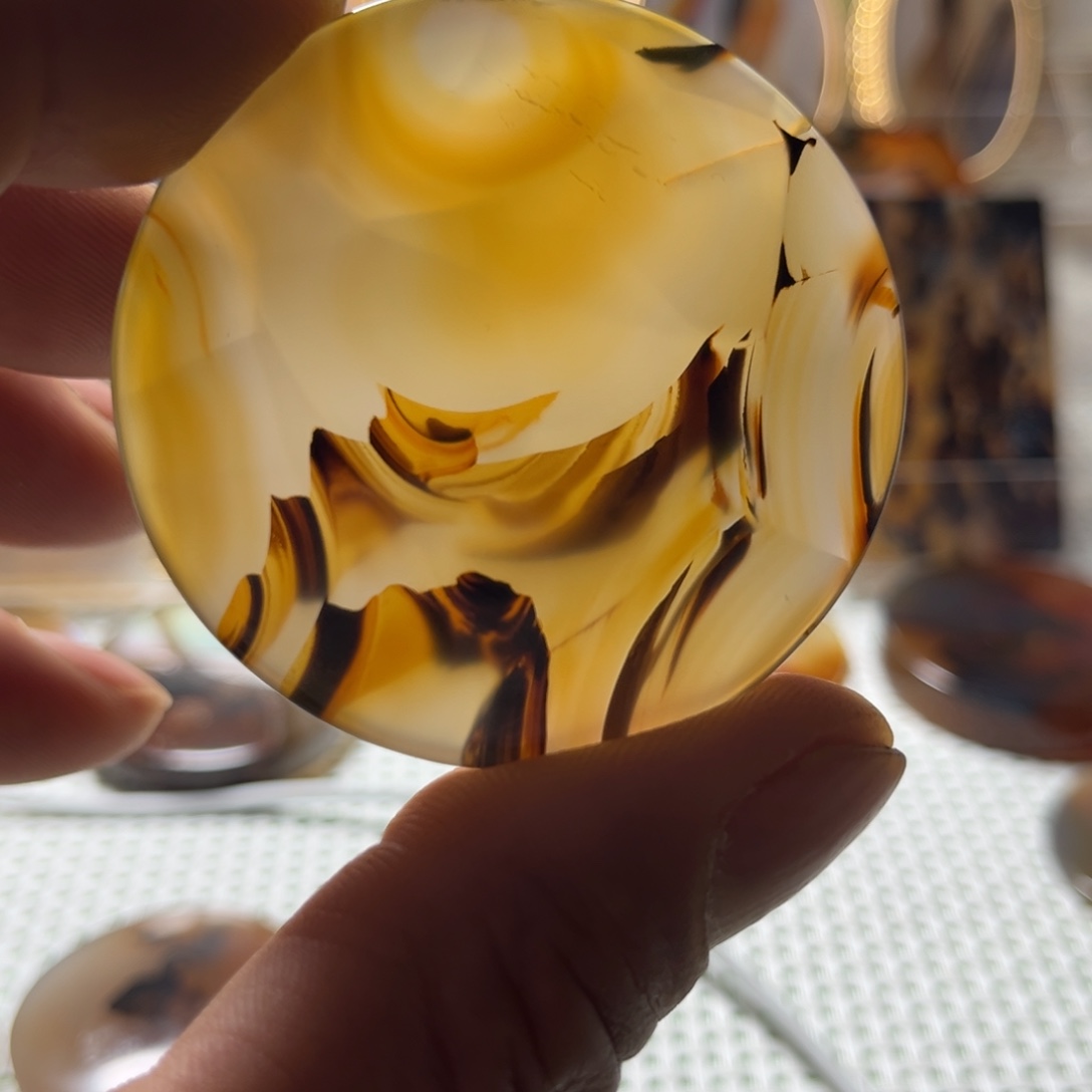 玛瑙/玉髓未镶嵌吊坠(不含链)