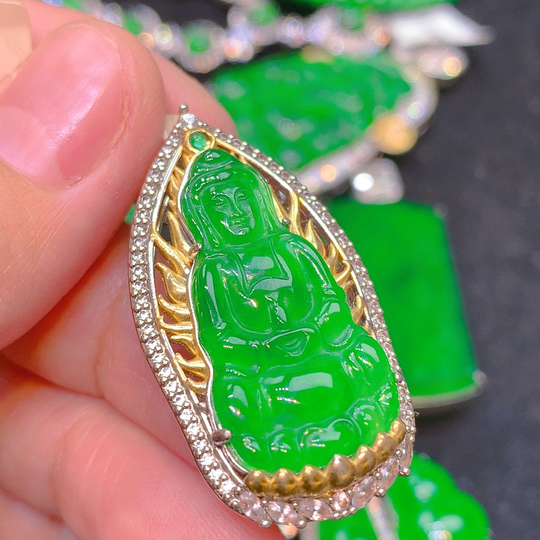 吊坠(不含链)未镶嵌翡翠翡翠