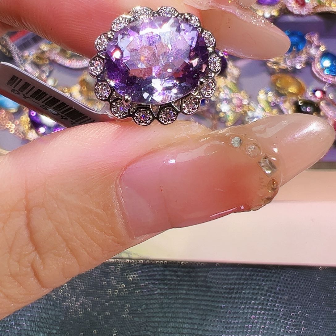 未镶嵌珠宝半成品紫晶