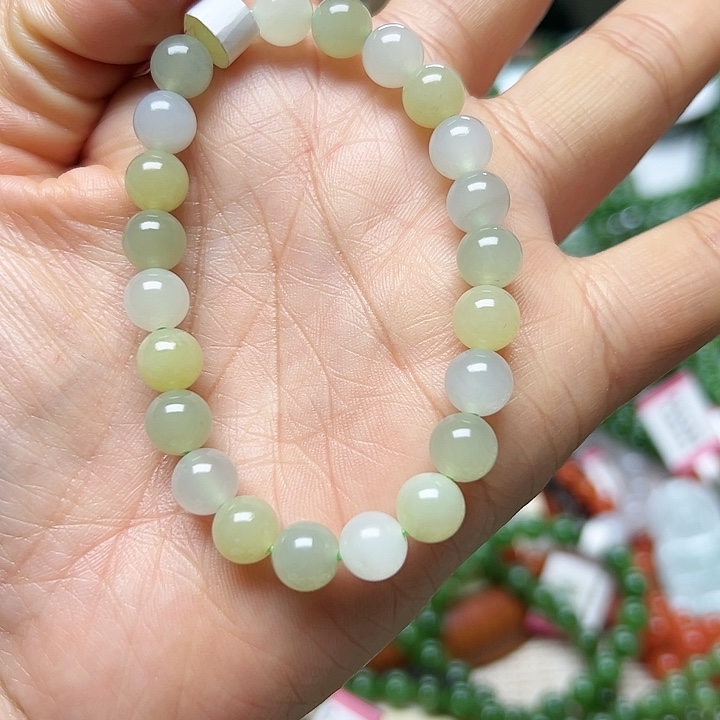 和田玉手串未镶嵌