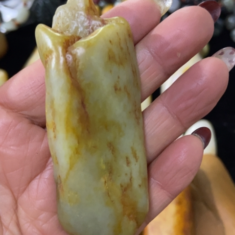 和田玉（糖玉）未镶嵌挂件13