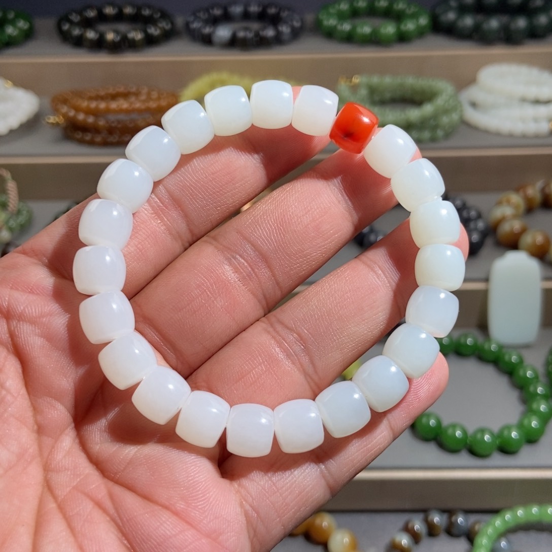 和田玉手链未镶嵌