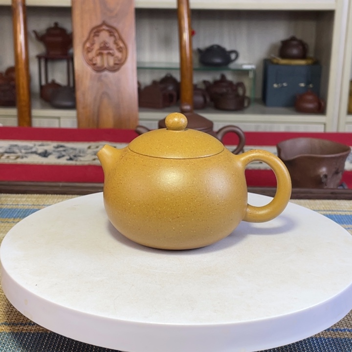 紫砂茶壶汪文婷手工制作西施