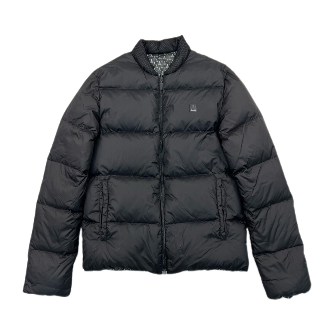 99新 FENDI/芬迪 小怪兽logo双面两穿羽绒服/尺码50/st 7959