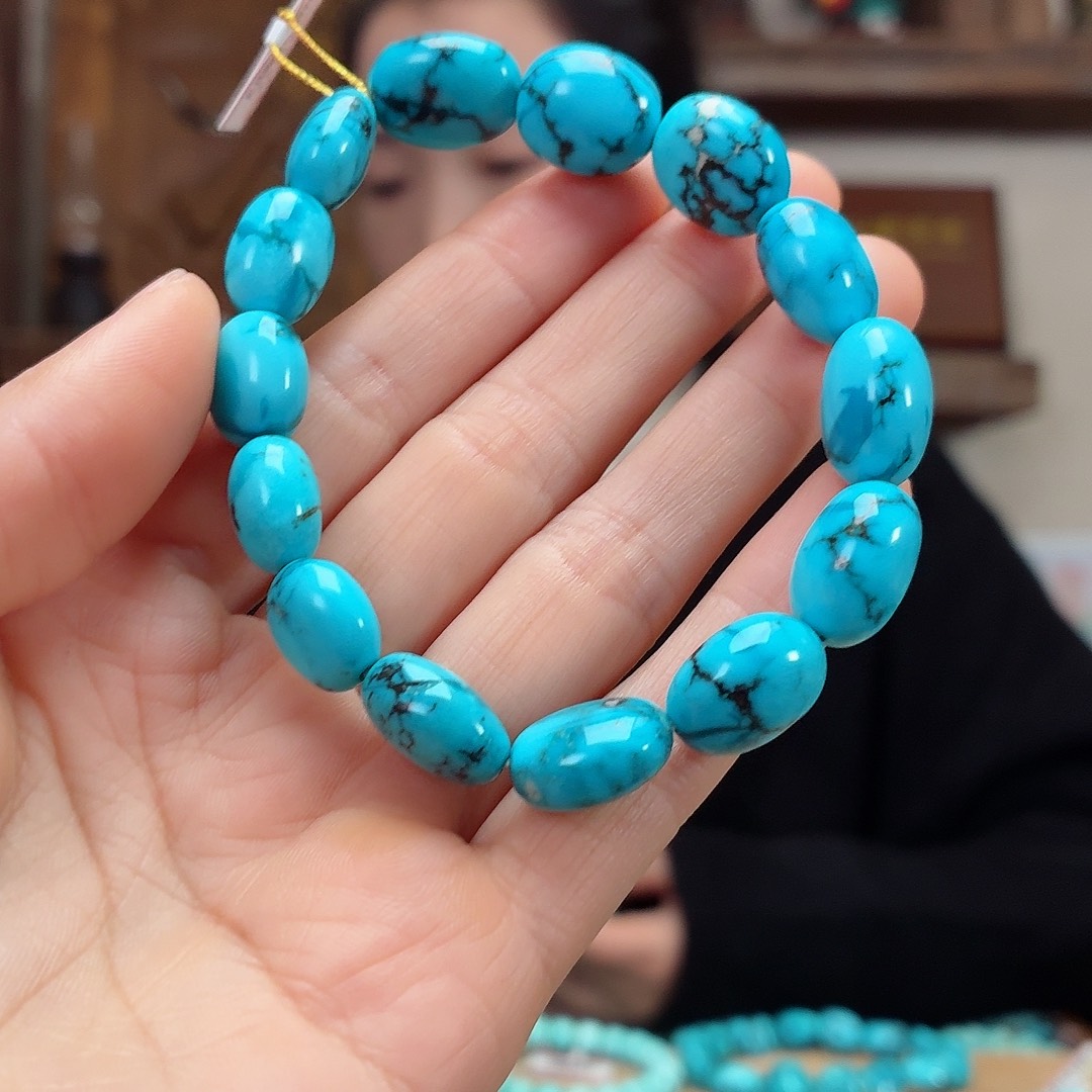 未镶嵌绿松石珠宝奇石钰*渊