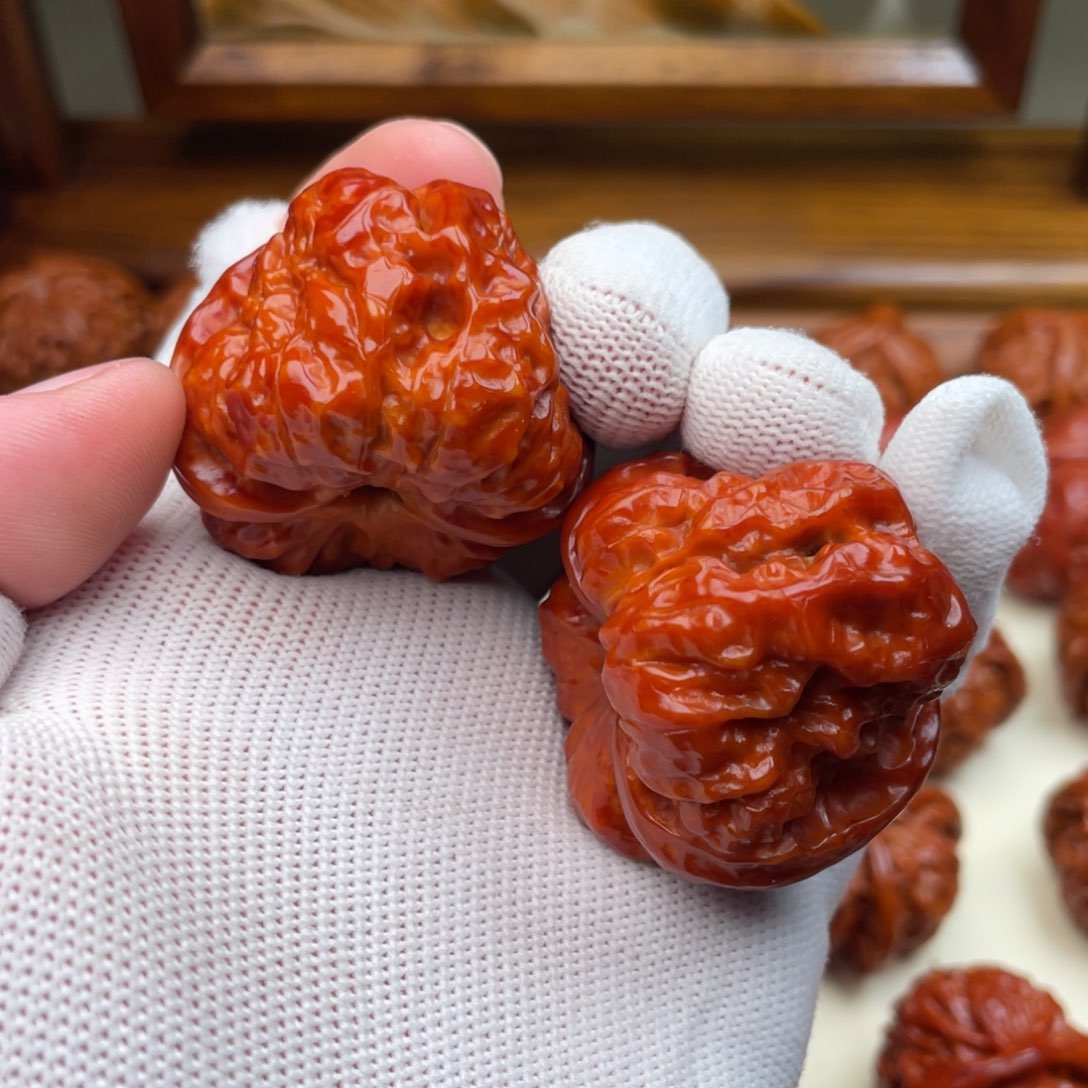 文玩核桃把件安***记蛤蟆41