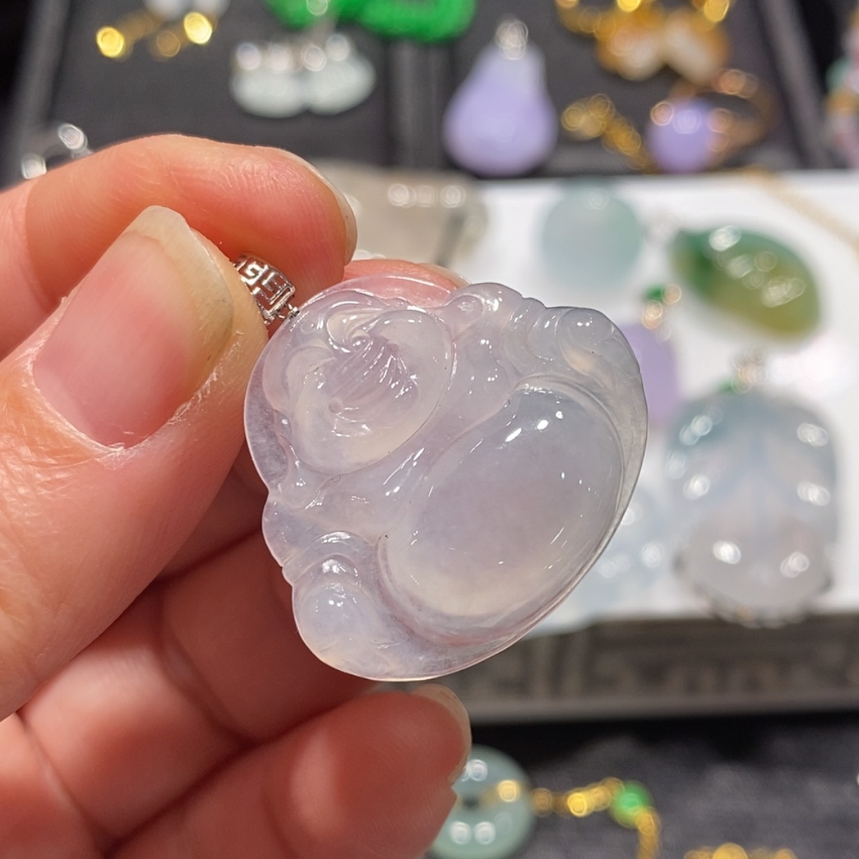 【闪购商品】翡翠颈饰未镶嵌吊坠