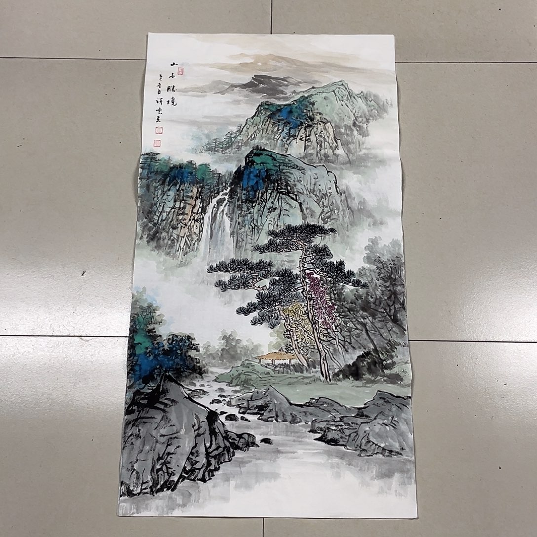 国画三尺画芯 捡漏 带合影 李祥云老师