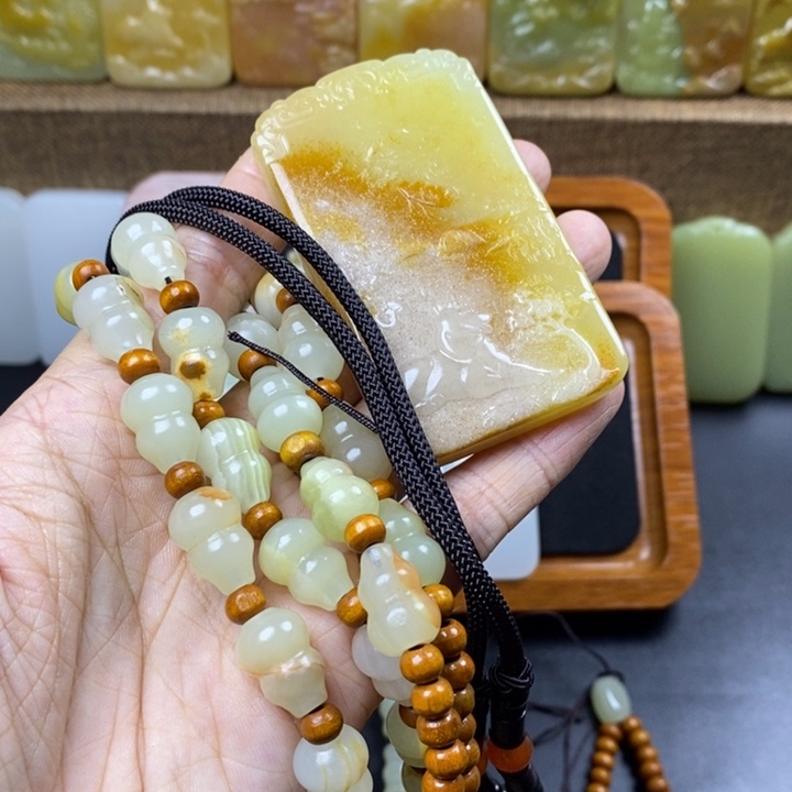 石材昆仑山料一套