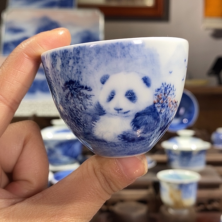 杯景德镇手工手绘陶瓷，高亮兴老师作品