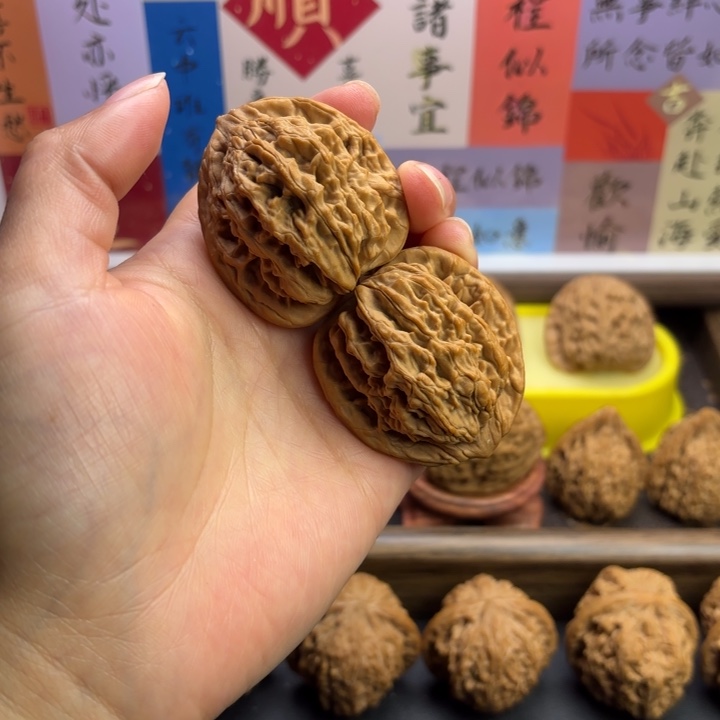 把件文玩核桃福利全品麦穗虎头