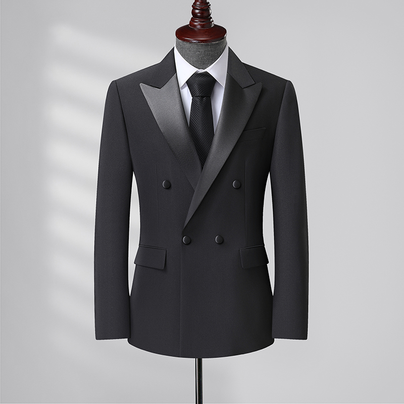 25958四季通用双排扣西服小西装外套潮流礼服
