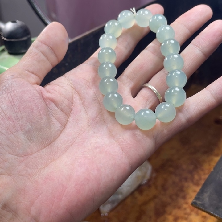 木***姐翡翠未镶嵌手链手串