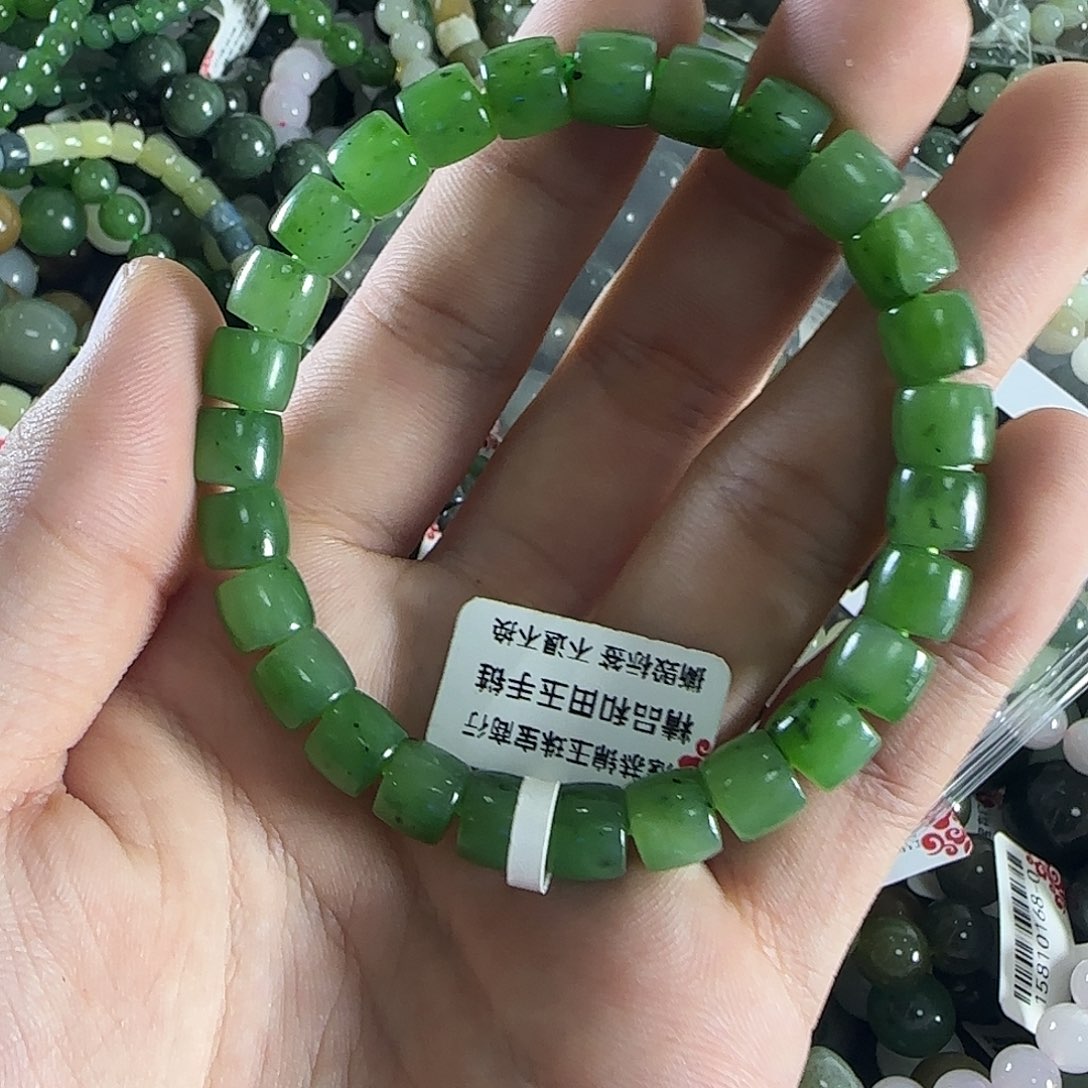 和田玉手链未镶嵌174