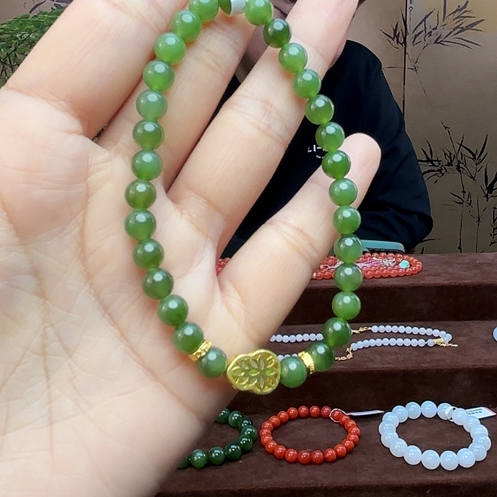 和田玉手链未镶嵌