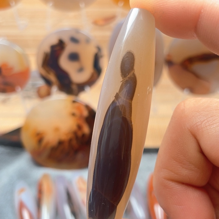 玛瑙/玉髓吊坠(不含链)未镶嵌