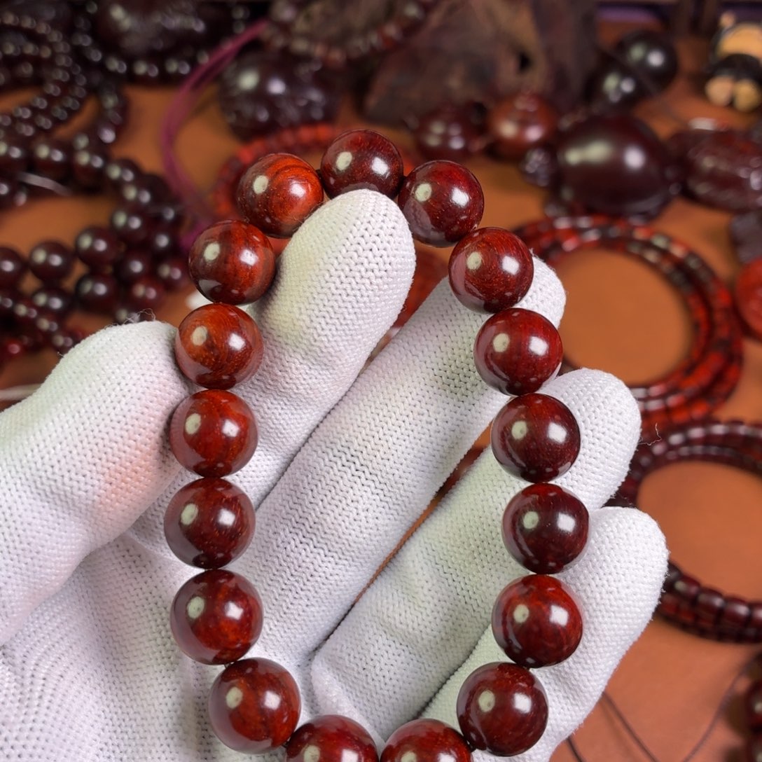 烘***林小叶紫檀手串/手链无胶无蜡12高油密