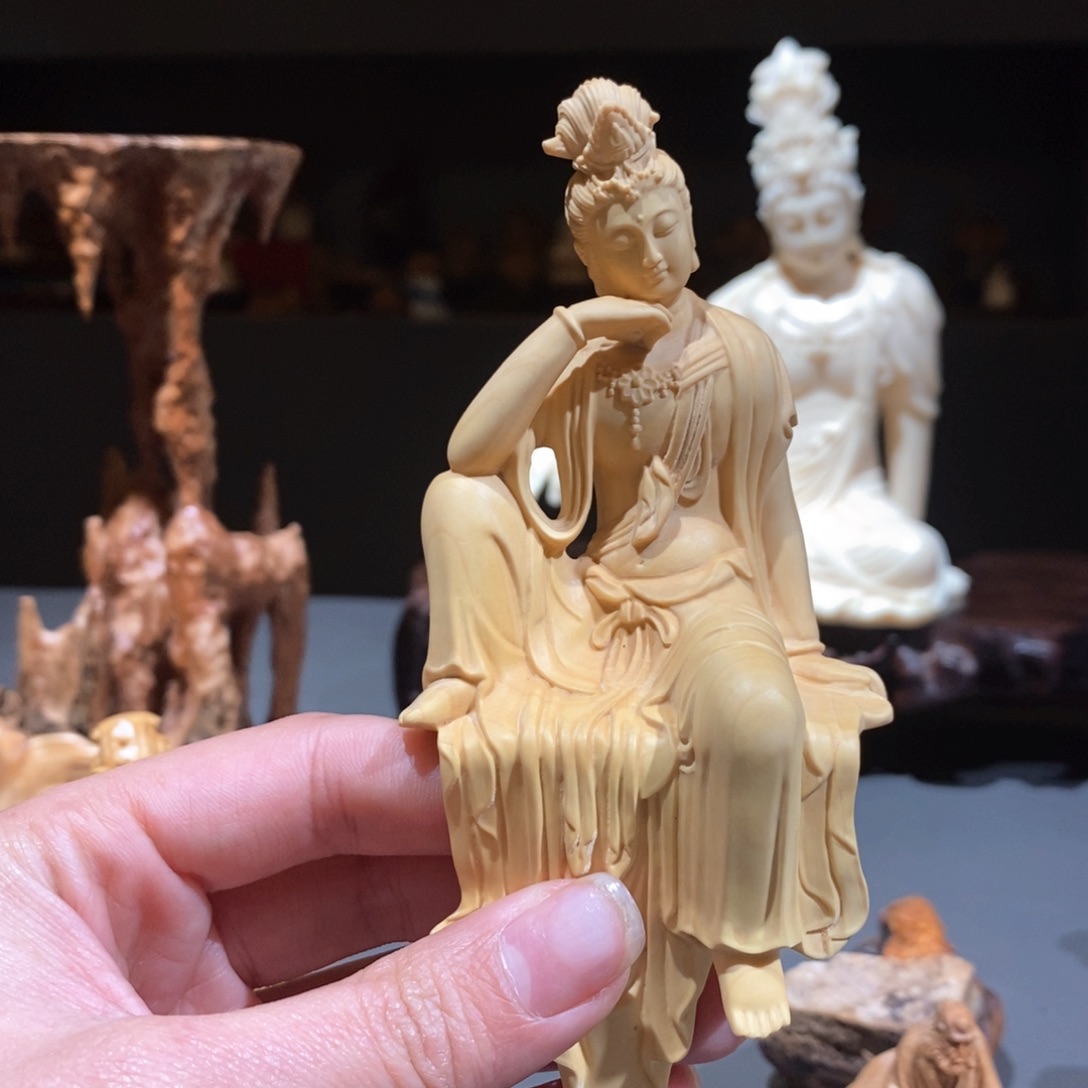 黄杨木小**%黄杨木观音意境小