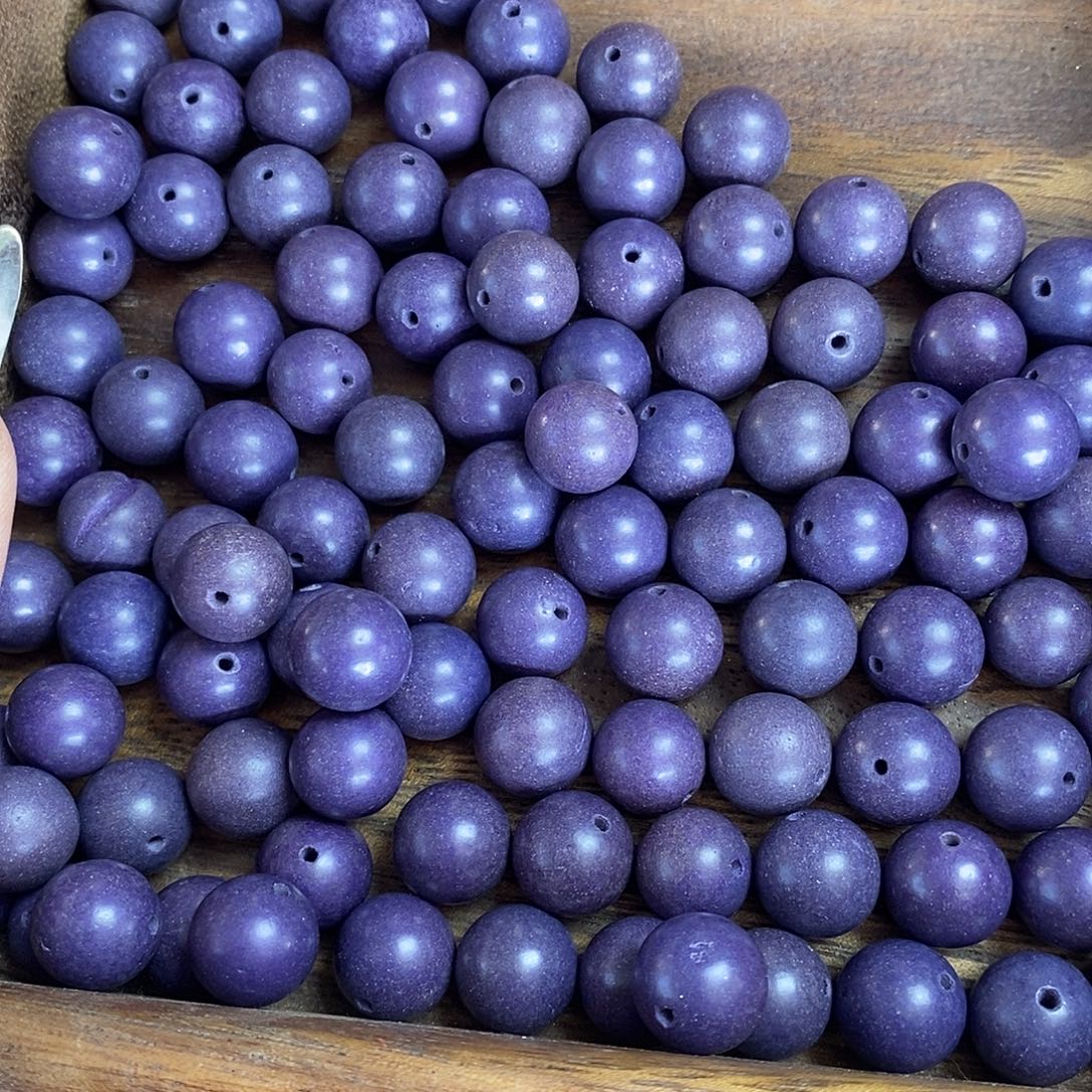 珠串1.2紫阙归元瑕疵珠100g