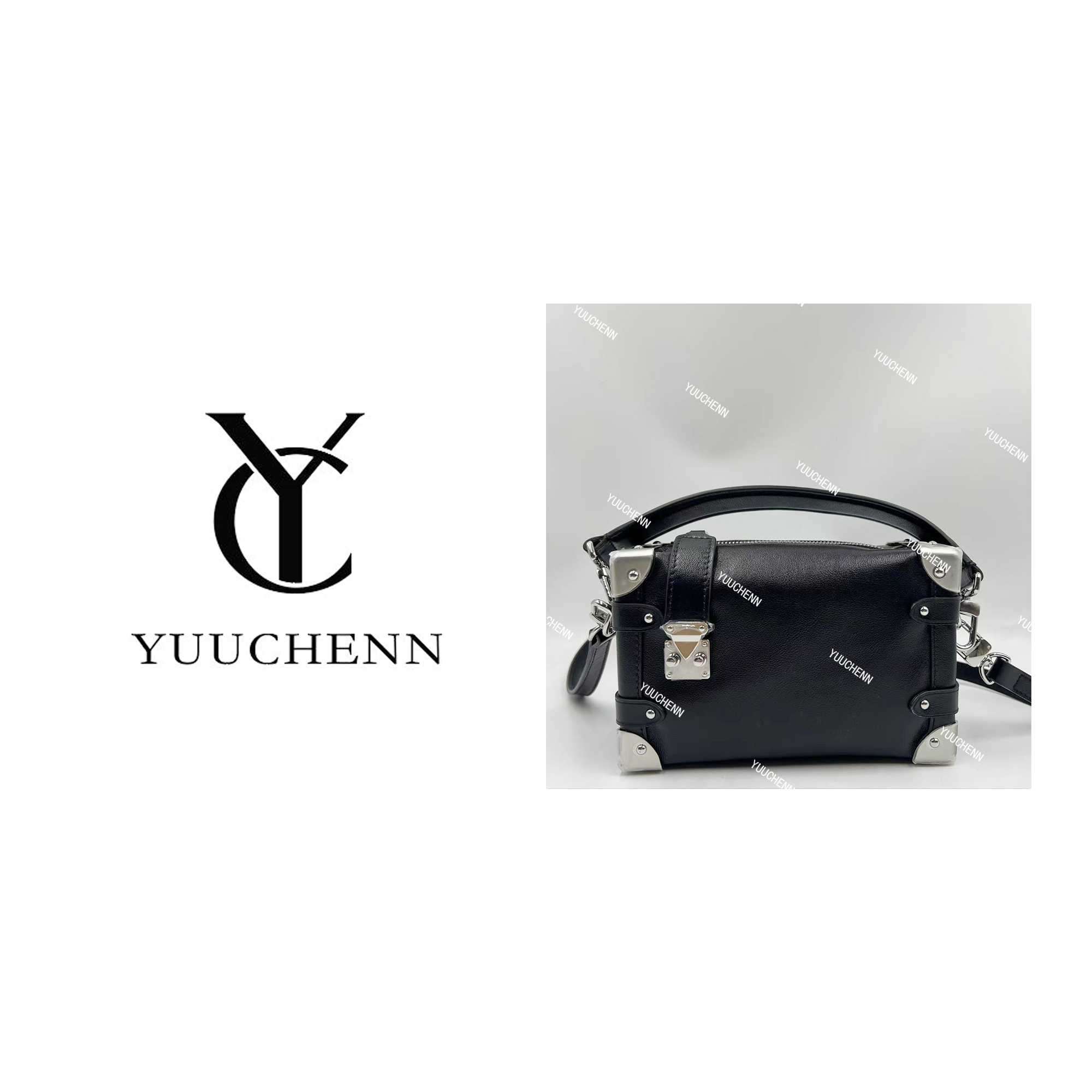 YUUCHENN/20cm原创设计高定真皮包 HH4018