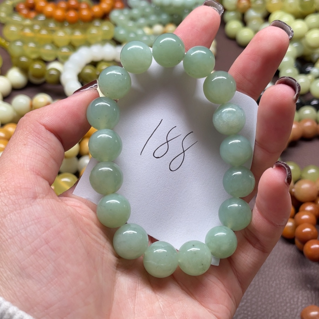 蛇纹石玉未镶嵌手链