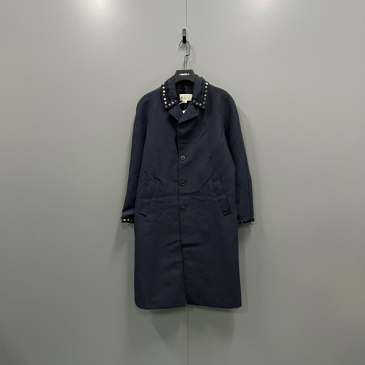 （bb）120 马吉拉 藏青色大衣 44码/95新/14500/008060