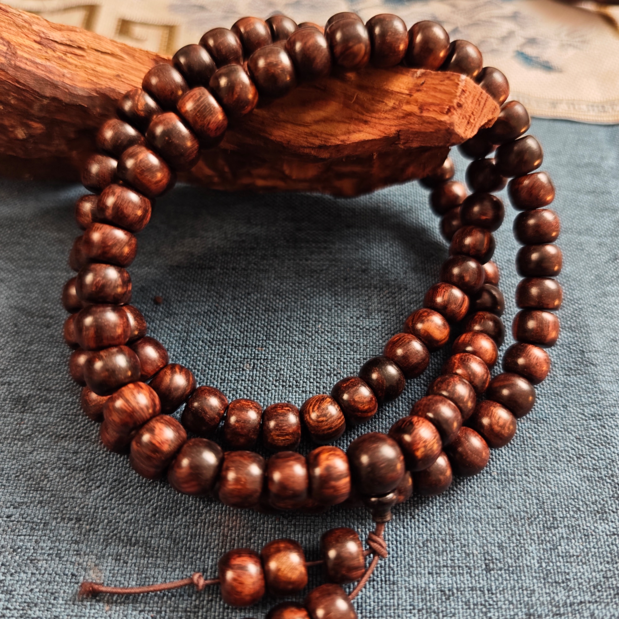 【降真香手串】 0.8苹果珠 | 云南降真香盘玩高端文玩