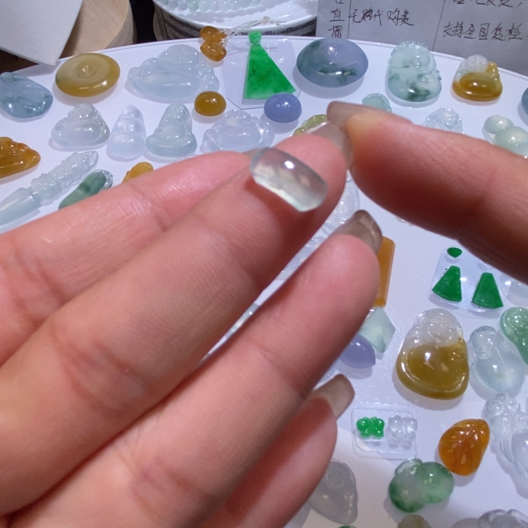 未镶嵌定制翡翠翡翠11.3/4.9/3.8