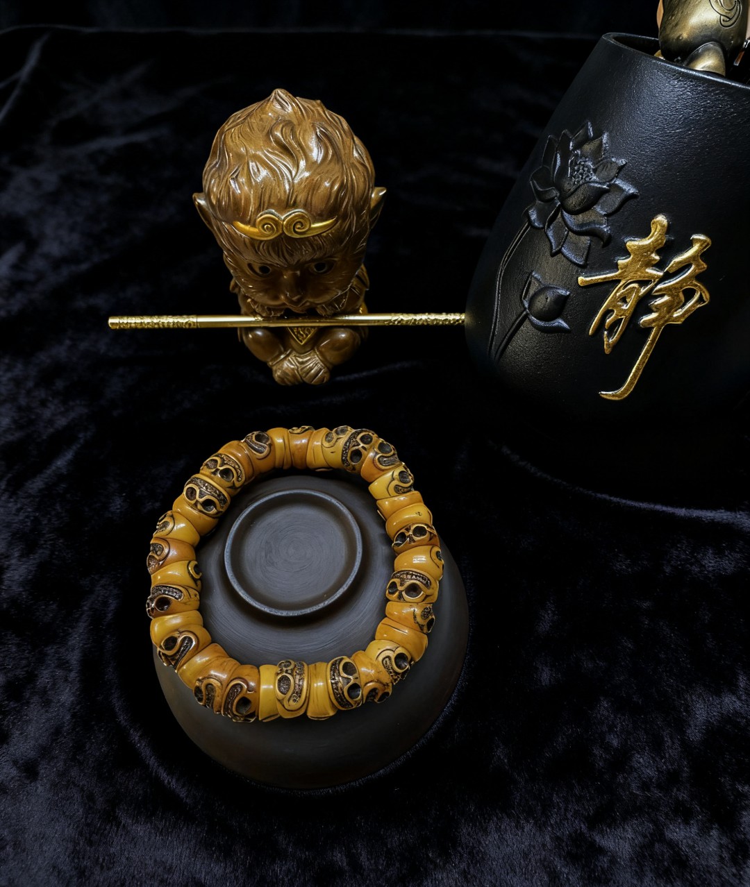 藏式高端阿呆手串