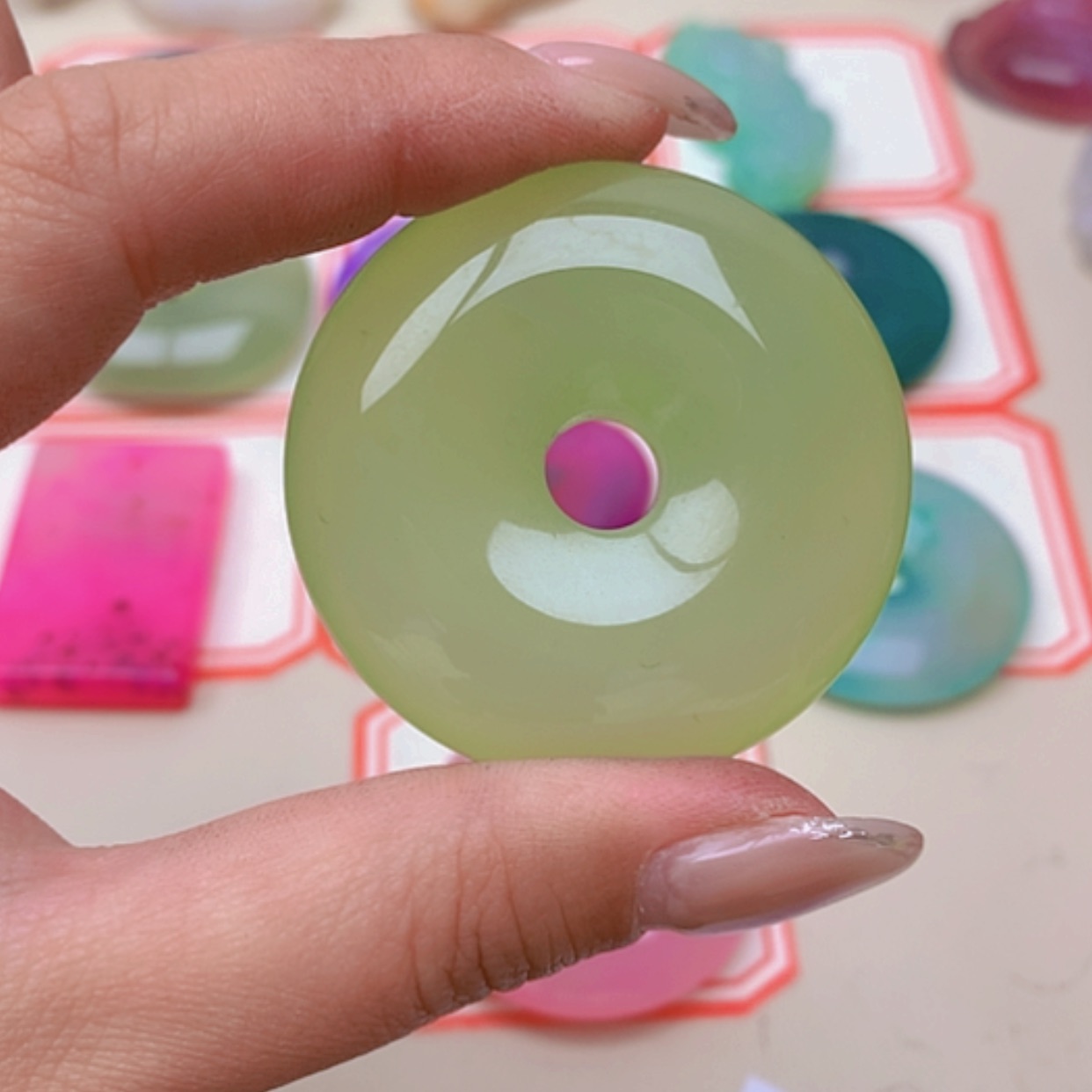 【闪购商品】未镶嵌玛瑙/玉髓珠宝半成品星****3