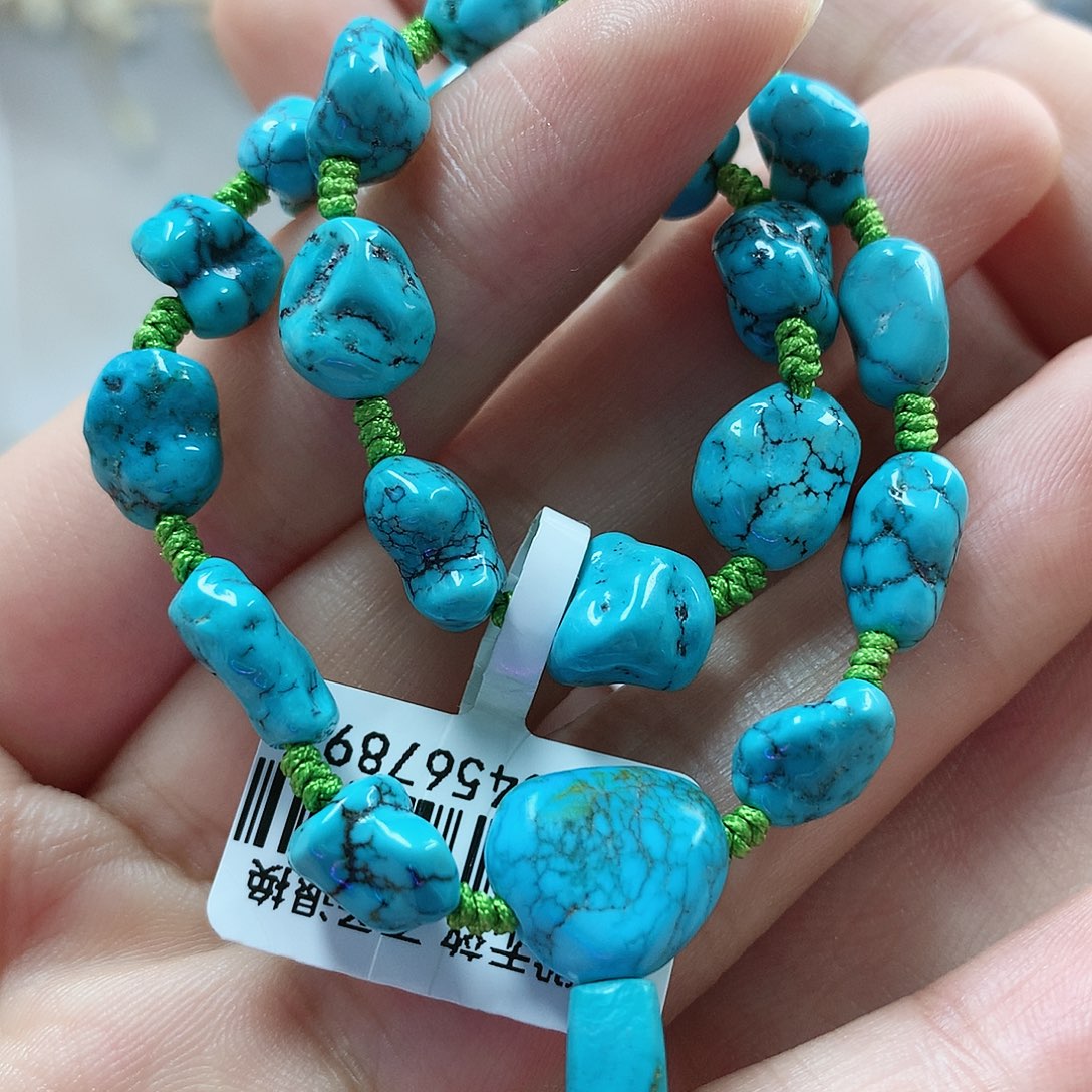 未镶嵌绿松石珠宝奇石