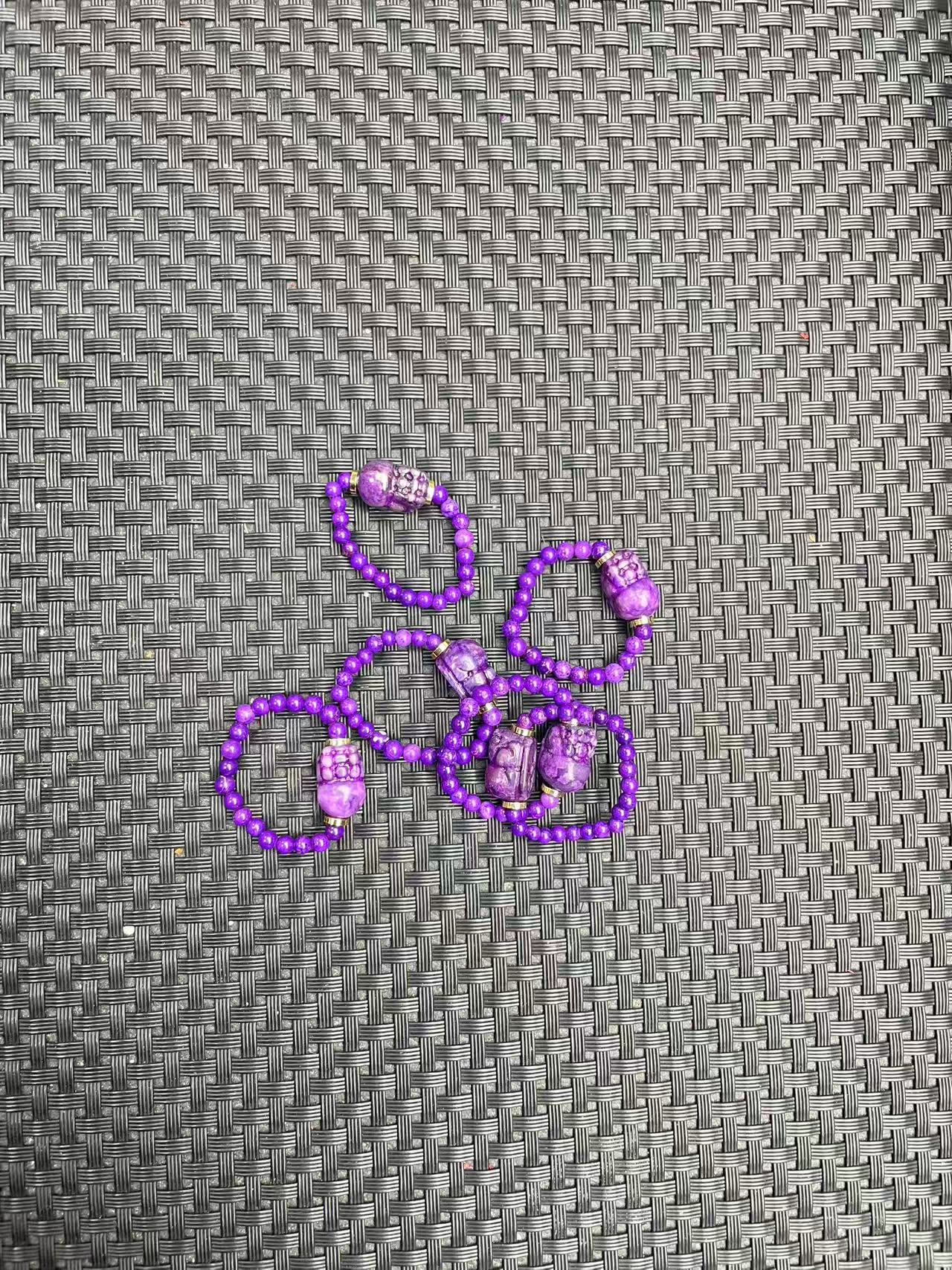 H20精美时尚气质百搭丝绒紫舒diy貔貅戒指