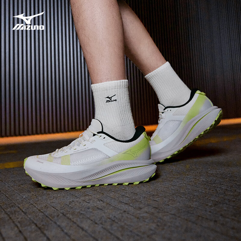 Mizuno美津浓复古潮流厚底休闲男女透气运动跑鞋01色PI PLUS TL