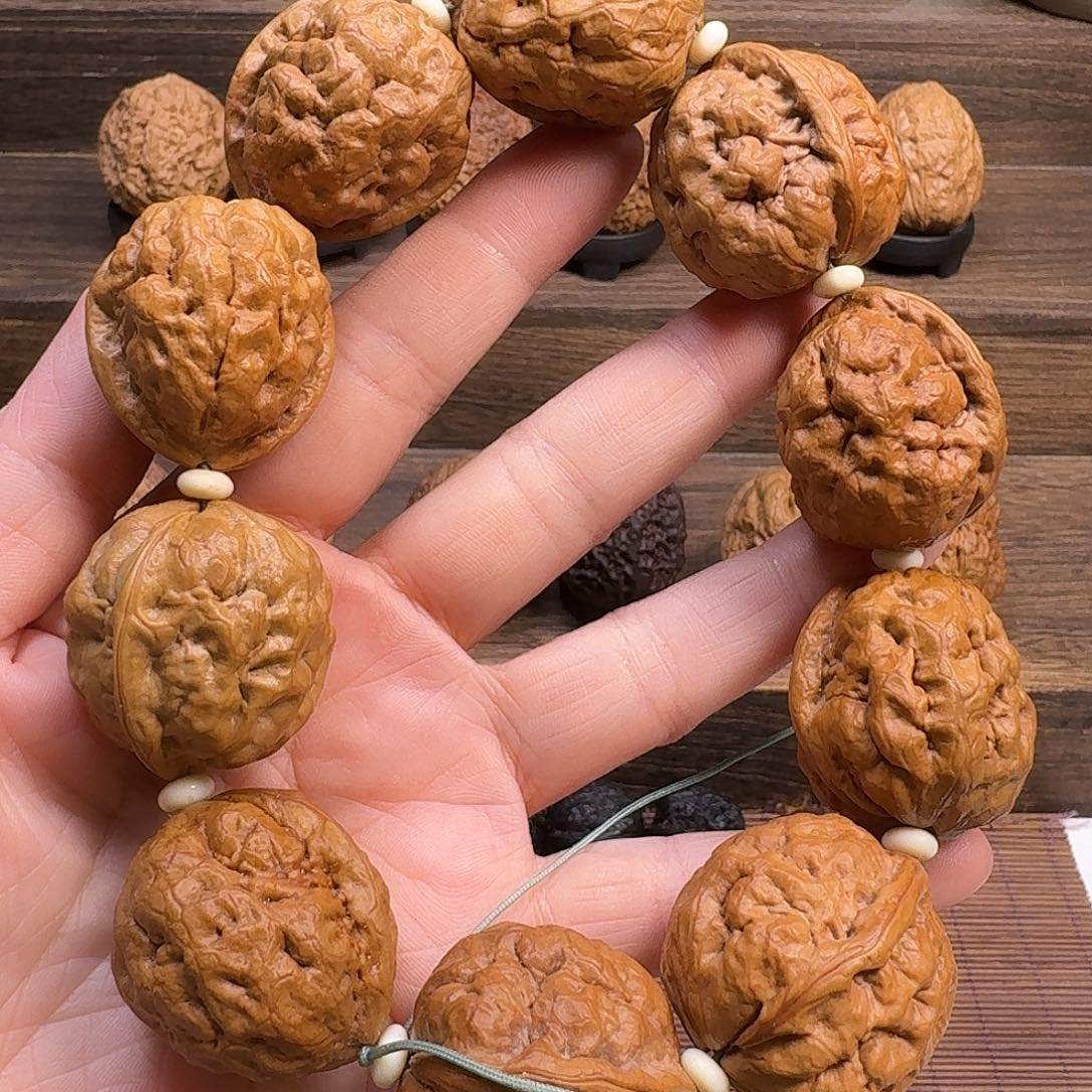 吊坠文玩核桃2小青蛙手持30尺寸