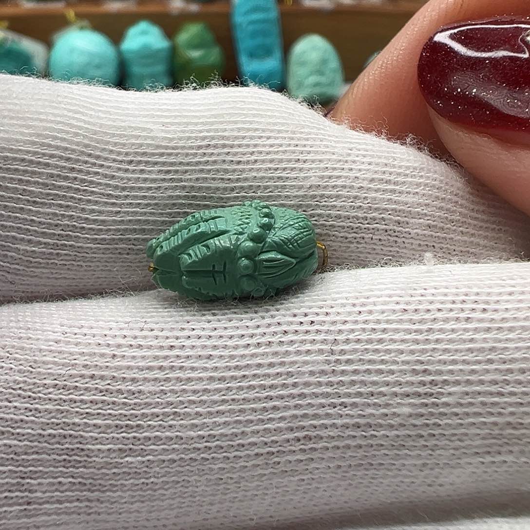 绿松石佛手 未镶嵌