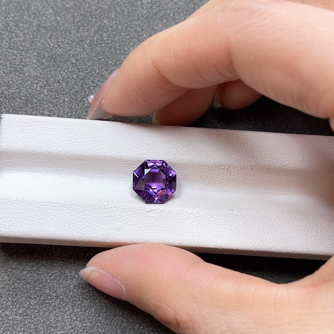 紫晶笔搁未镶嵌裸石