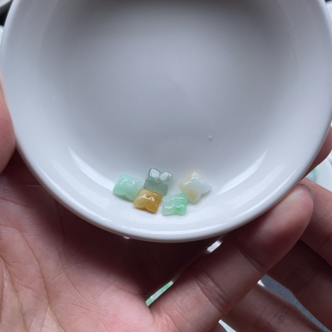 翡翠散珠翡翠桂花5颗