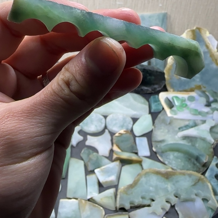 翡翠未镶嵌颈饰纯天然缅甸翡翠