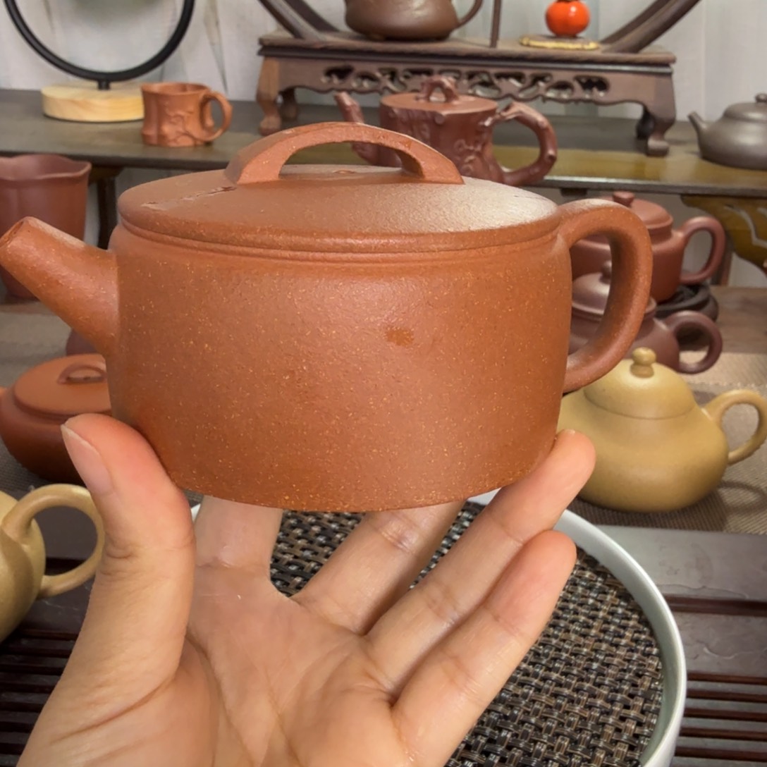 紫砂茶壶俺***人紫砂壶180cc汉瓦降坡泥