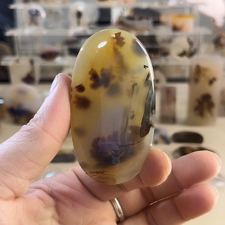 玛瑙/玉髓吊坠(不含链)未镶嵌