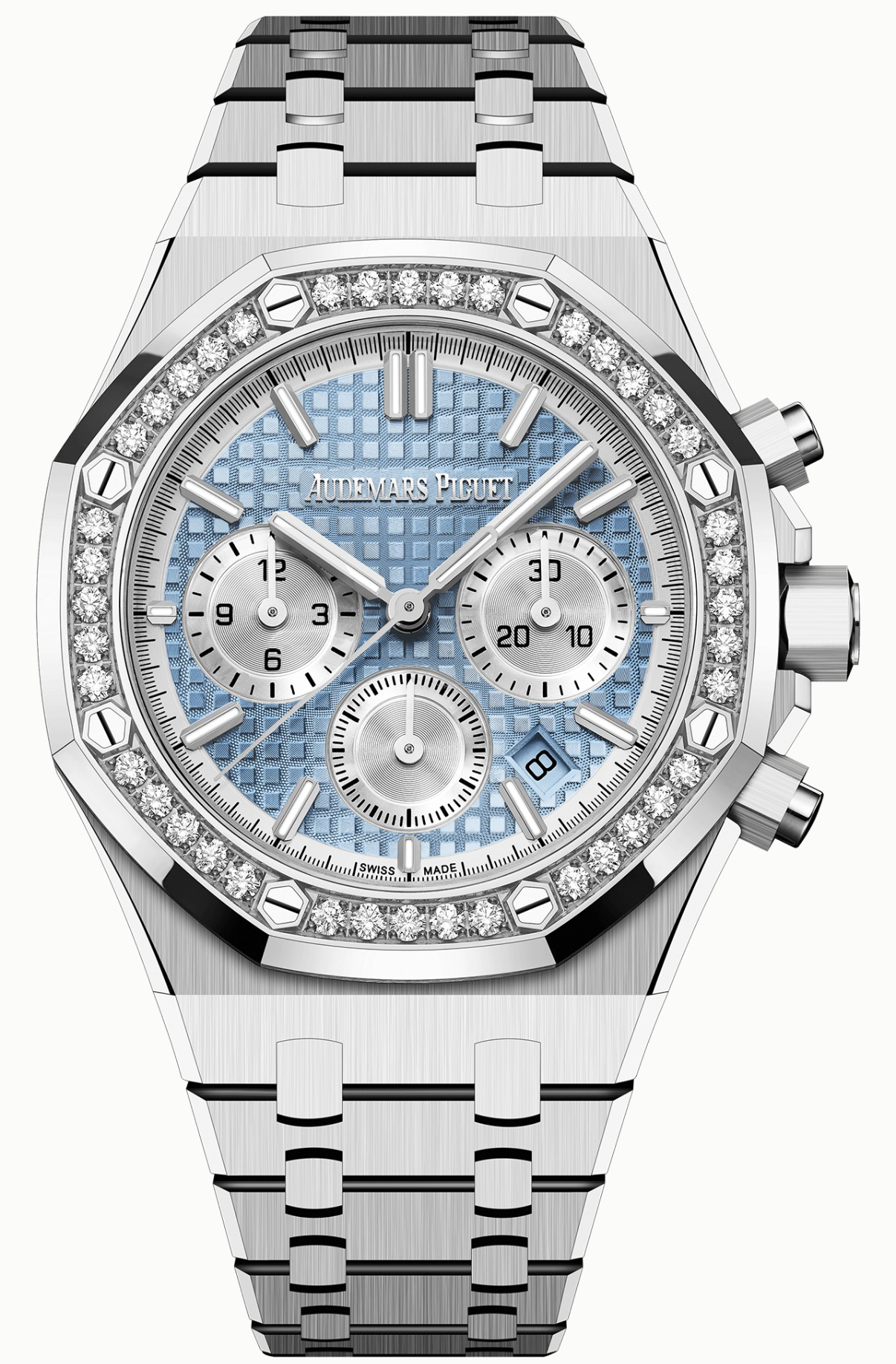 未使用 Audemars Piguet/爱彼 杭邸·26715st 冰蓝钻 24年全套