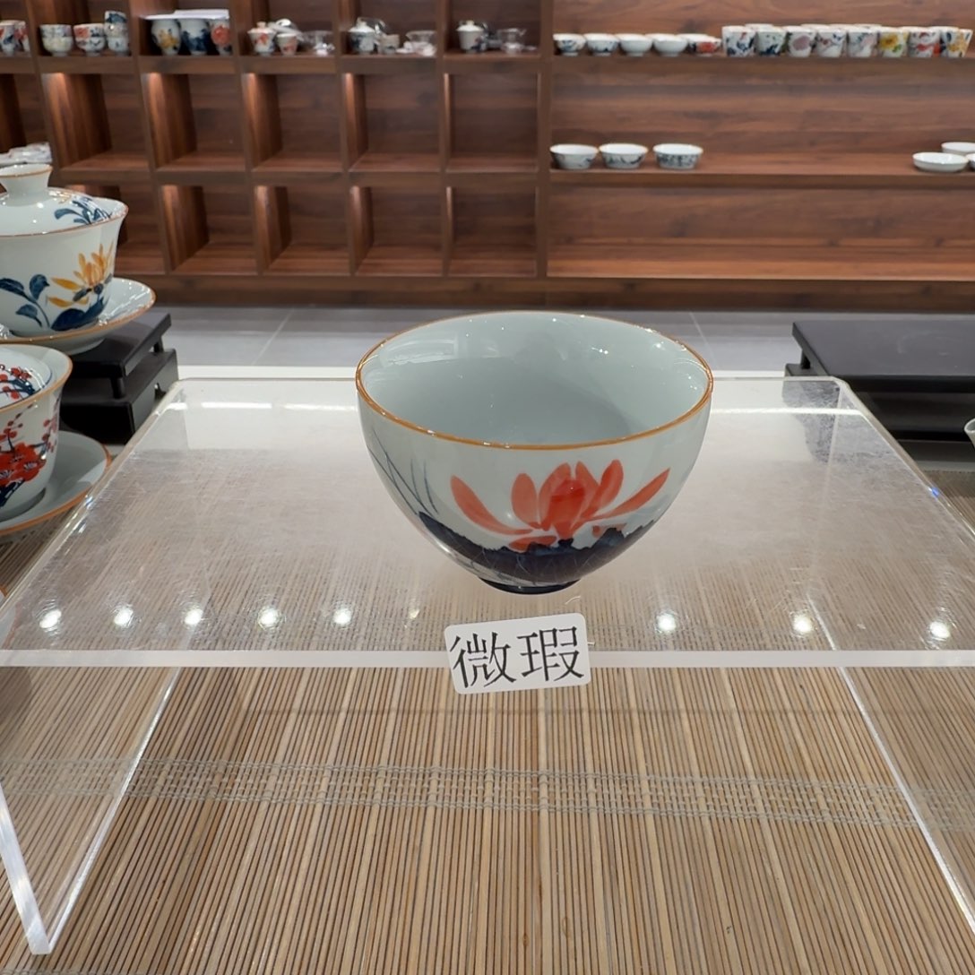 微瑕釉下彩纯手绘