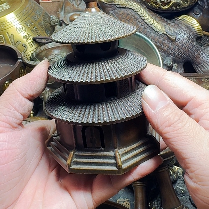 铜器摆件收收藏藏